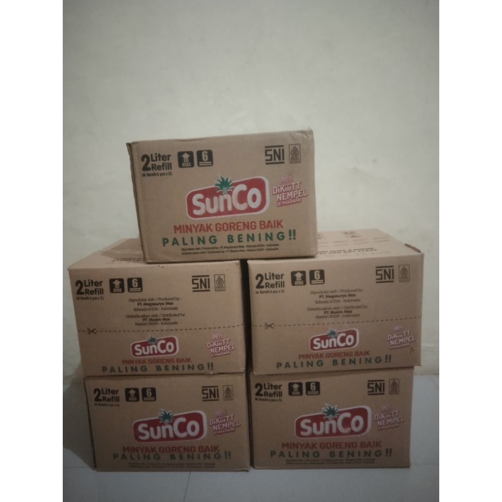 

Sunco 2 liter paket 5 Dus promo murah seru