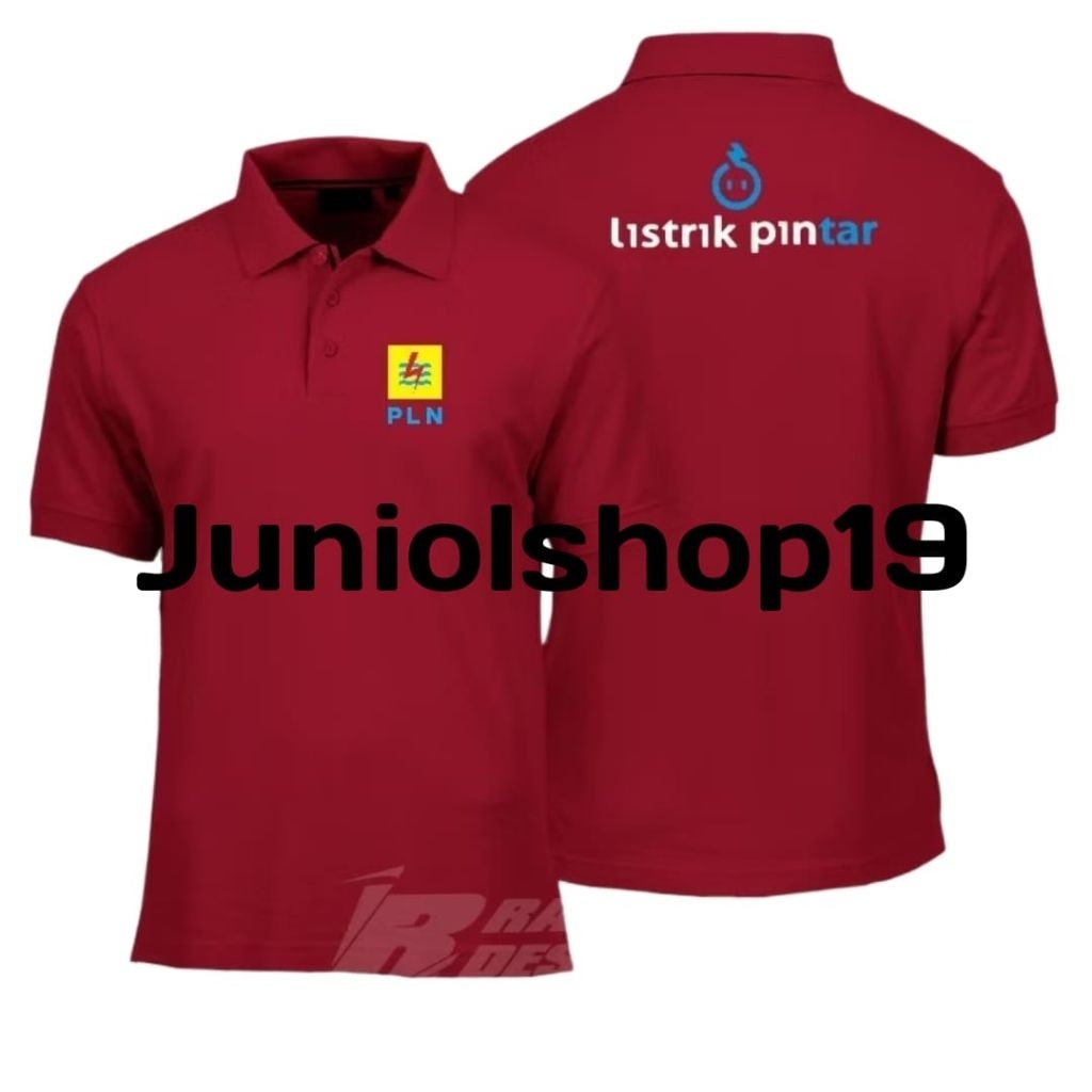 KAOS POLO LISTRIK PINTAR/KAOS PLN LISTRIK PINTAR