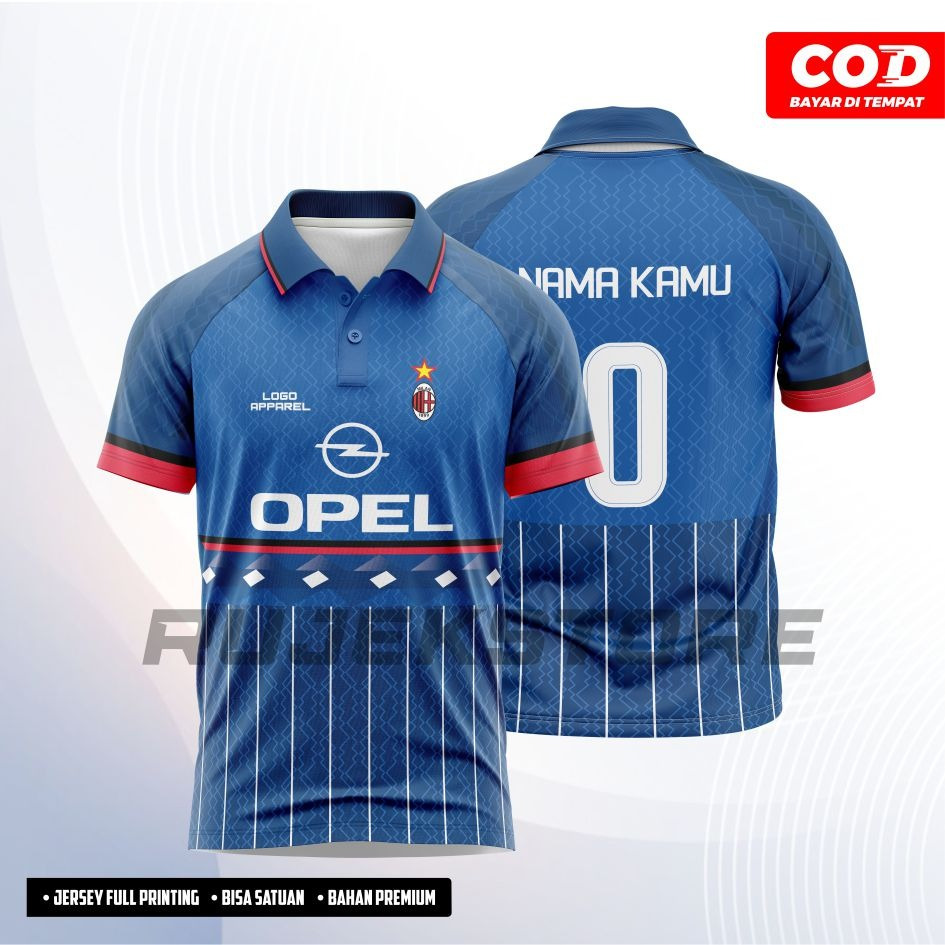 Jersey Milan 1995 4Th Full Printing