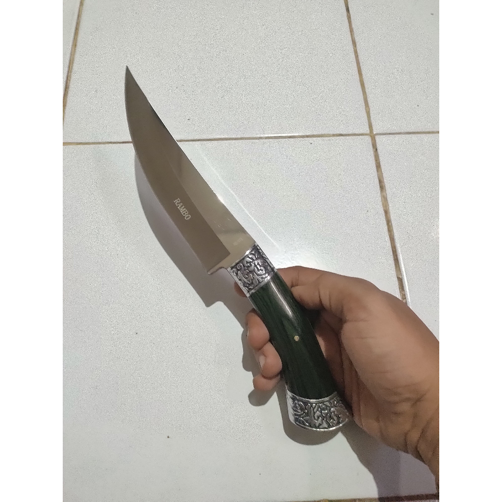 Pisau Survival Rambo G72 Outdoor Bushcraft
