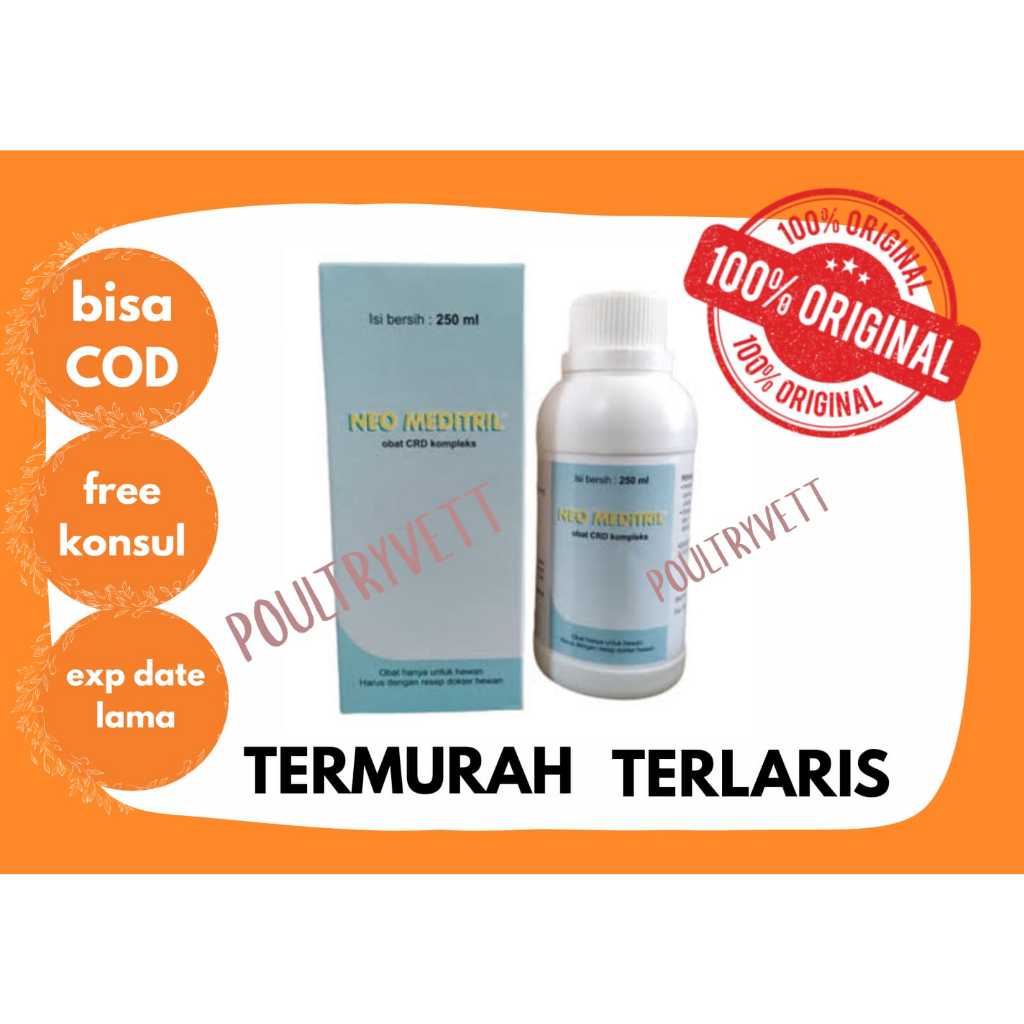 Neo Meditril 250ml Obat Ayam Ngorok / Obat Ayam Ngorok