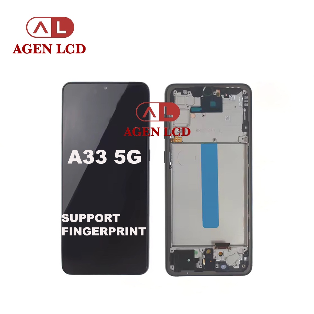 LCD OLED For Samsung A33 5G - SM-A336 OLED +FRAME - SUPPORT FINGERPRINT