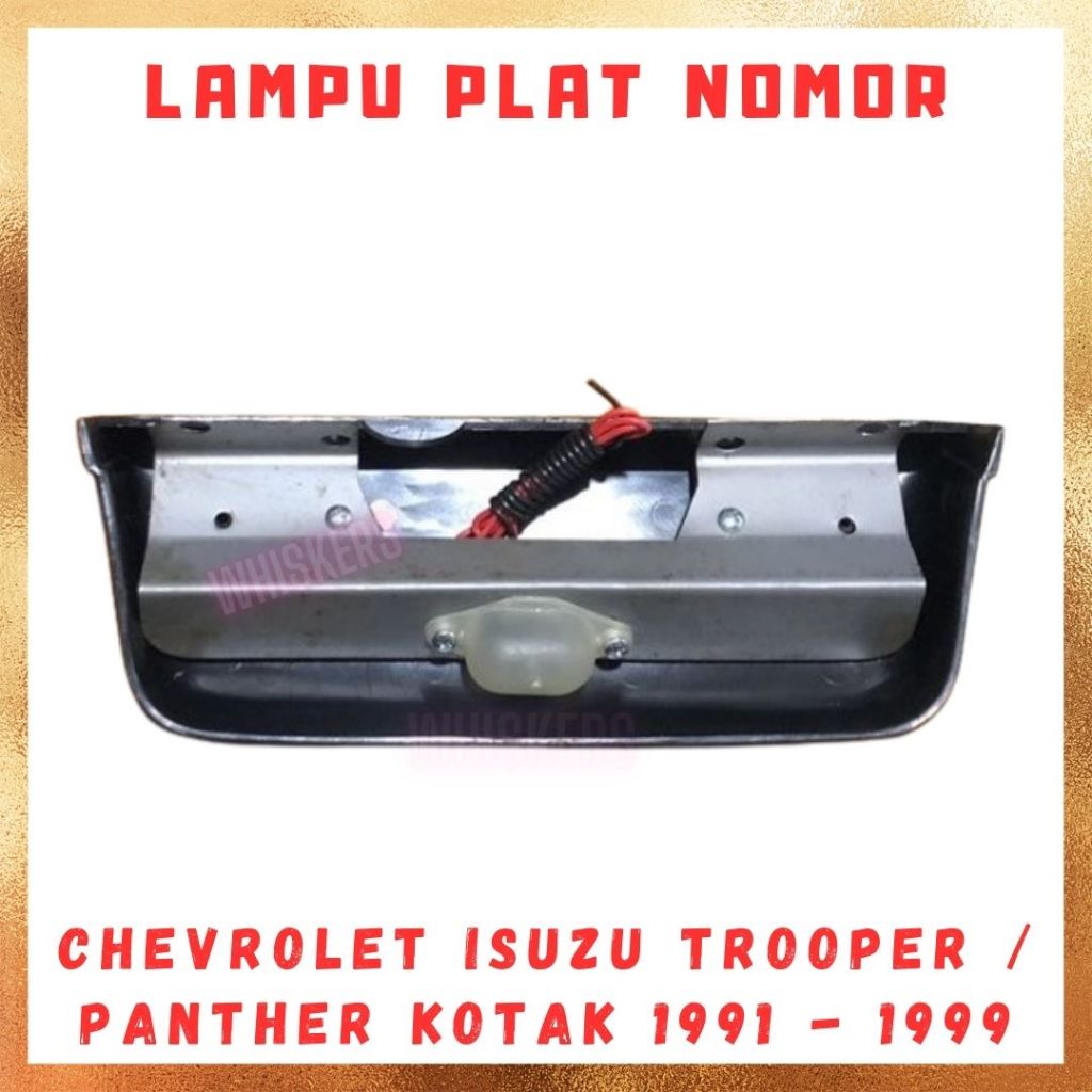 [PCS] Lampu Plat Nomor Nomer Belakang Chevrolet Isuzu Trooper / Panther Kotak 1991 1992 1993 1994 19