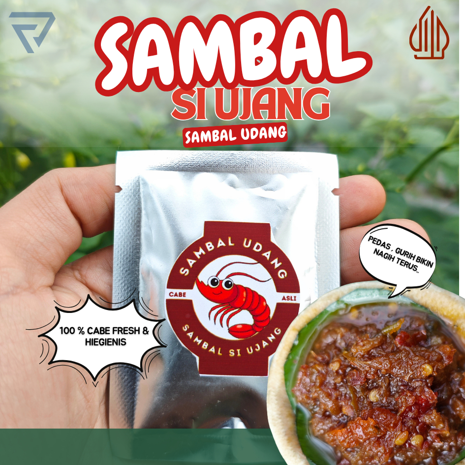 

Sambal si ujang - sambal udang pedas nya bikin senyum keringat !!
