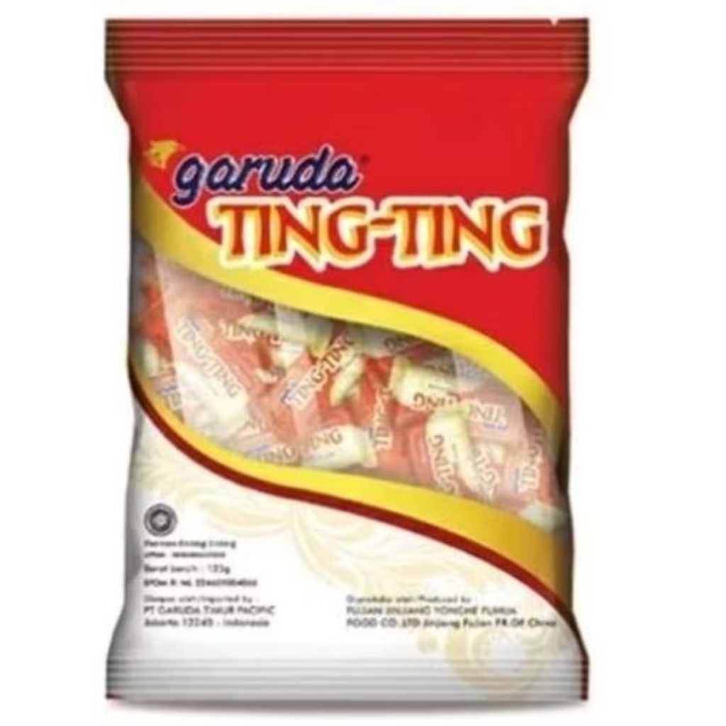 

TING TING Permen Kacang 125gr (50pcs/pack)