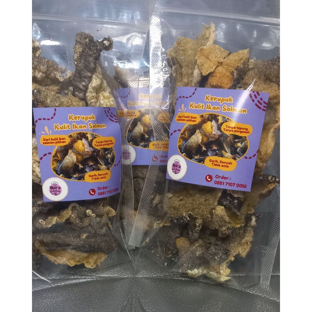 

Kerupuk Kulit Ikan Salmon