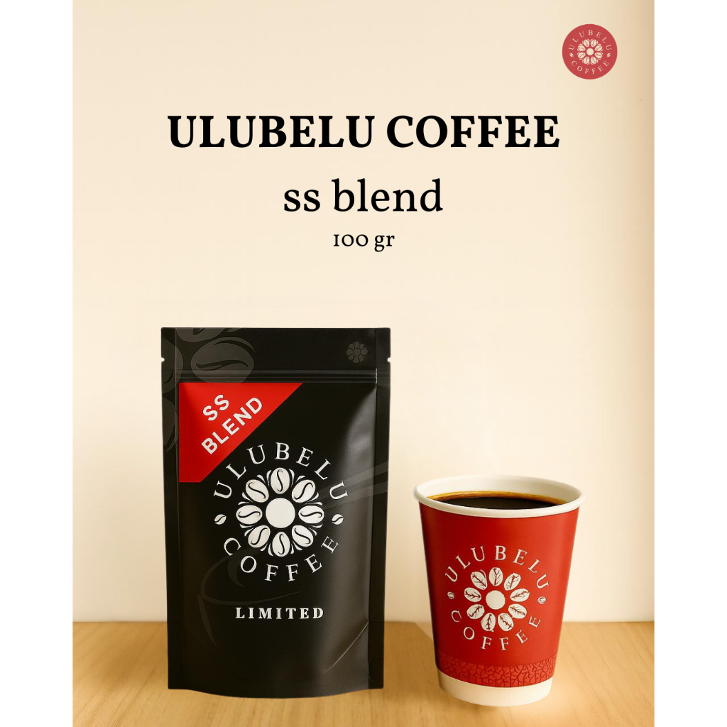 

ULUBELU COFFEE Lampung Varian SS Blend 100gr - Biji Kopi Robusta Lampung / Kopi Bubuk / Biji Coffee Roast Original 100% / Biji Kopi Untuk Espresso / Kopi Susu / Blend