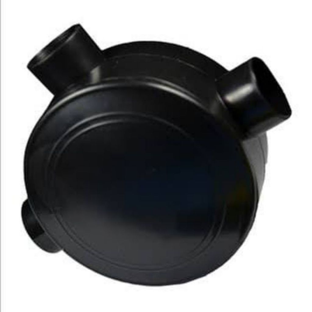 T-Dus Cabang 3 Hitam Kotak Sambungan Listrik T 3 Arah Kuat & Awet