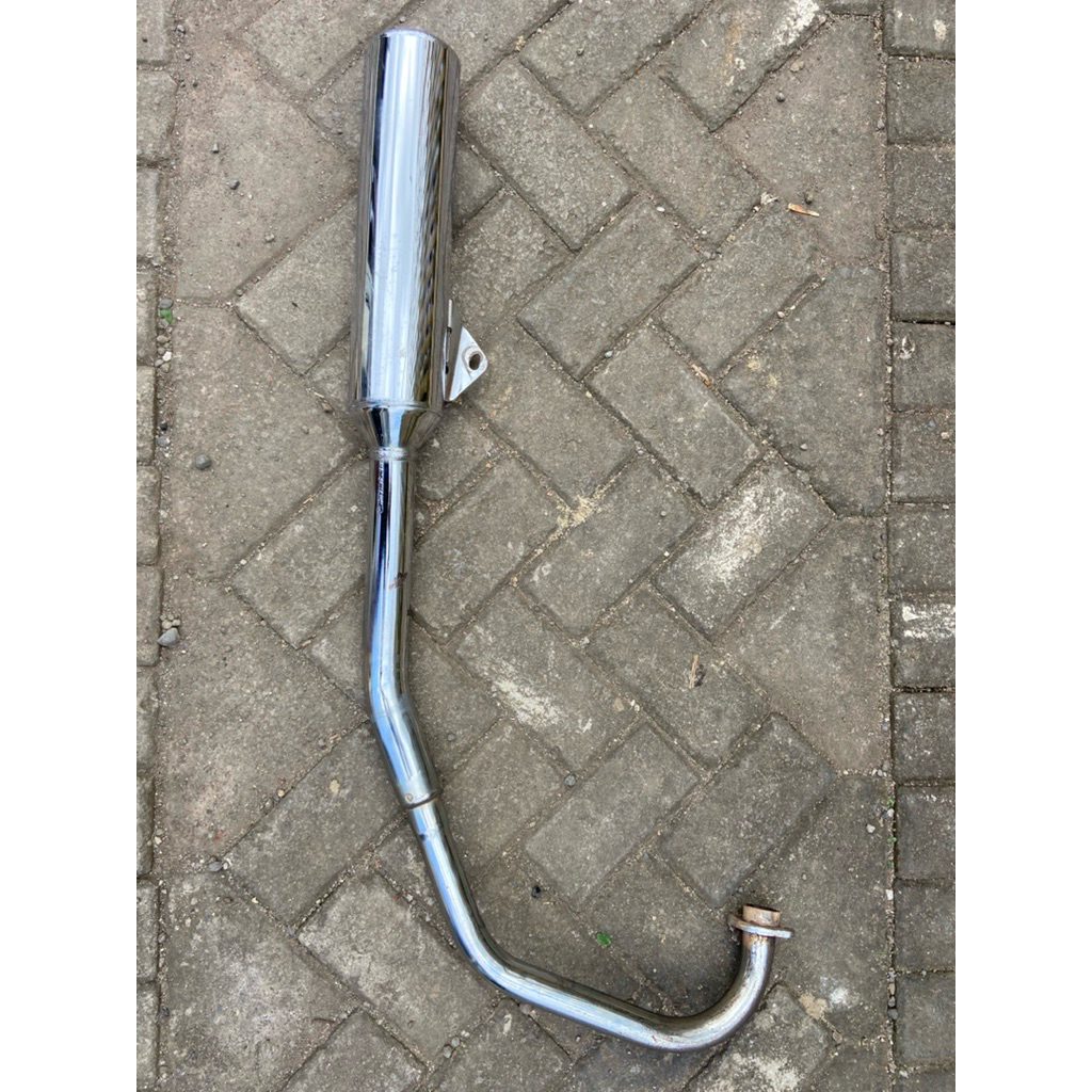 knalpot tilas atau tiger lawas knalpot tilam tiger lama original mulus knalpot tiger ori