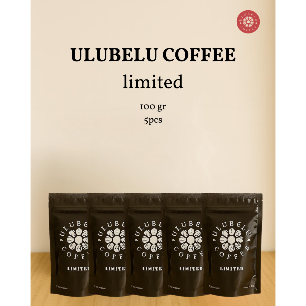 

ULUBELU COFFEE Lampung Bundle 5pcs Varian Limited 100gr - Biji Kopi Robusta Lampung / Kopi Bubuk / Biji Coffee Roast Original 100% / Biji Kopi Untuk Espresso / Kopi Susu / Blend