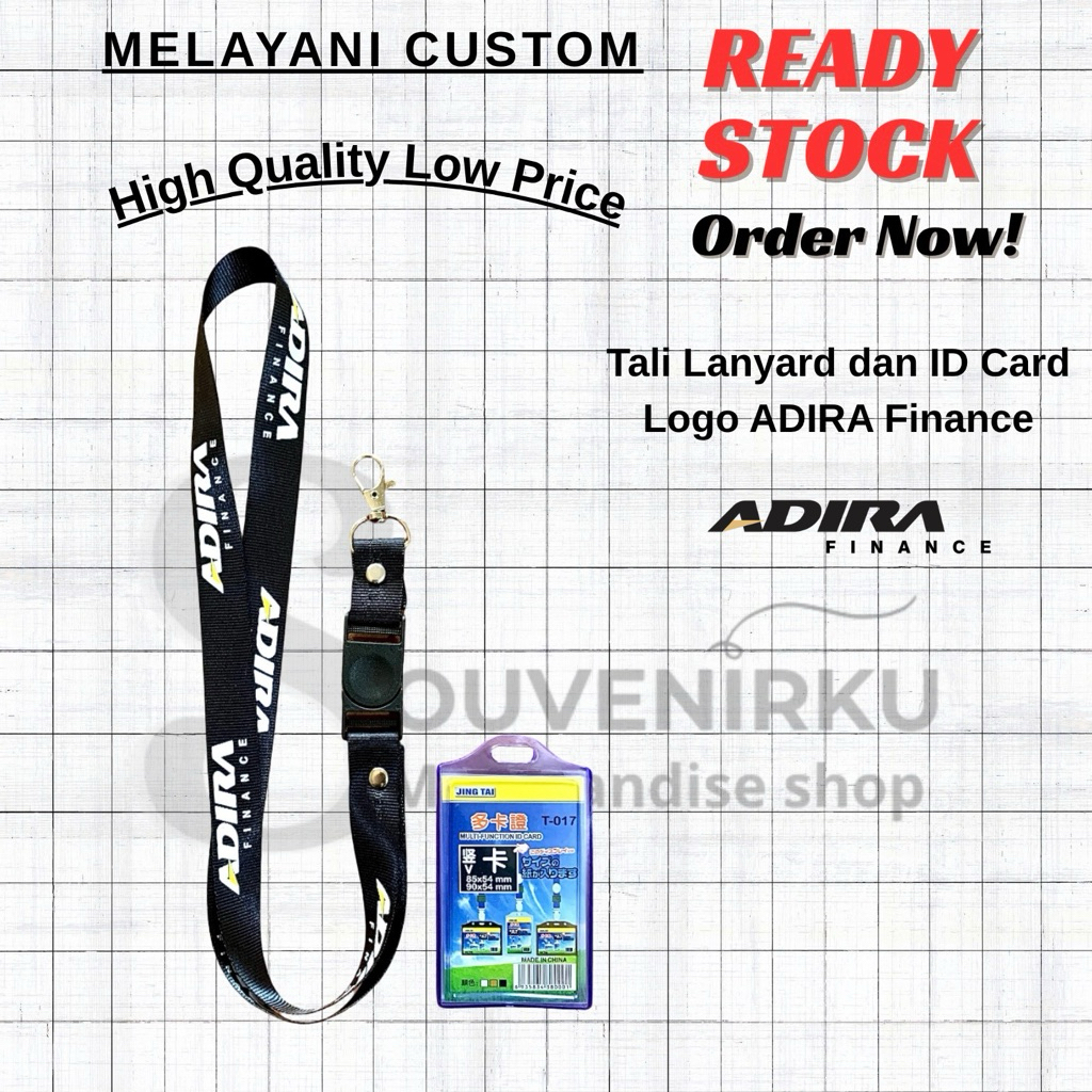 

Tali Lanyard + Card Holder Logo ADIRA Finance