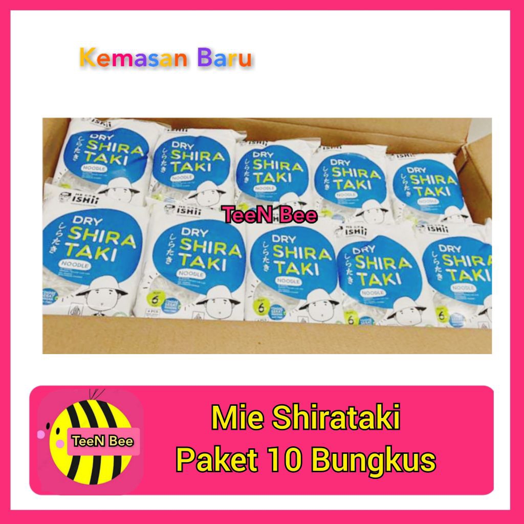 

Paket 10 Bungkus Ambico Mie Shirataki Kering 200gr 200 gram