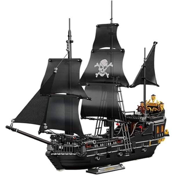 Pirate Ship Set Black Pearl Pirate Ship Mini Building Blocks Set（1424PCS