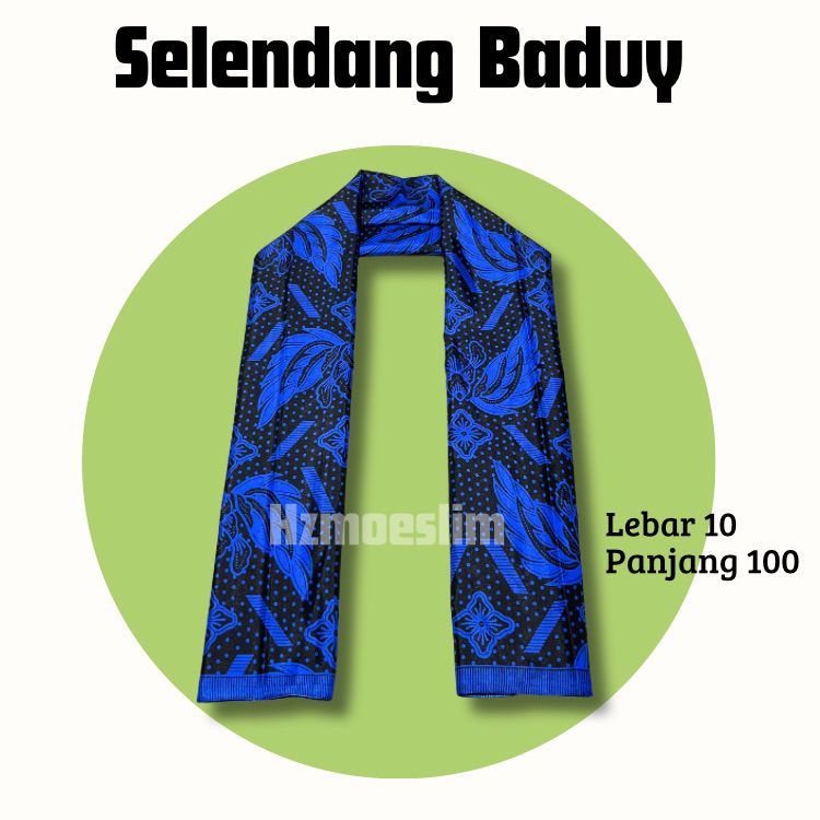 Selendang Slayer Ikat Segitiga Iket Etnik Baduy Ikat Kepala Baduy Ikat Kepala Sunda