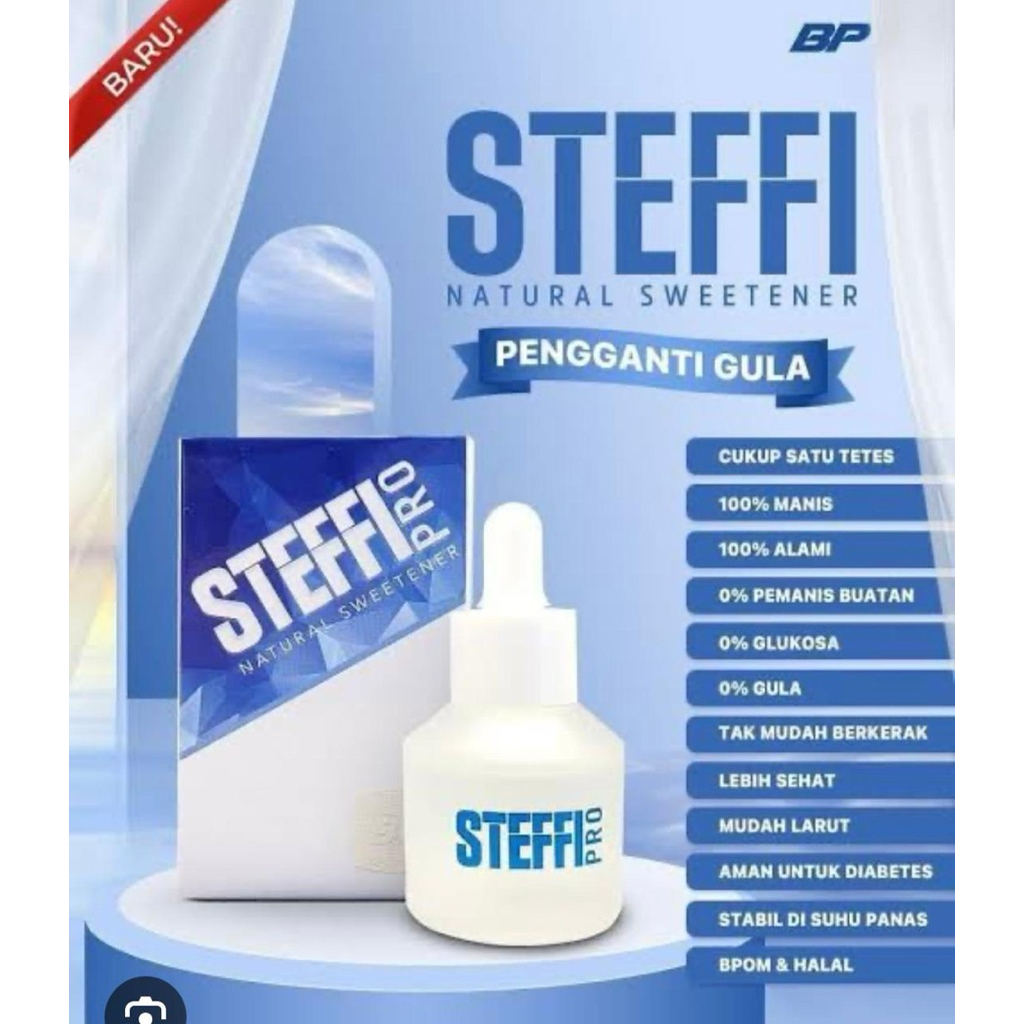 

Stevia best seller 30 ml 100% daun stevia tanpa campuran. Steffi Pro pengganti gula NOL kalori tidak berkerak aman untuk diabetes