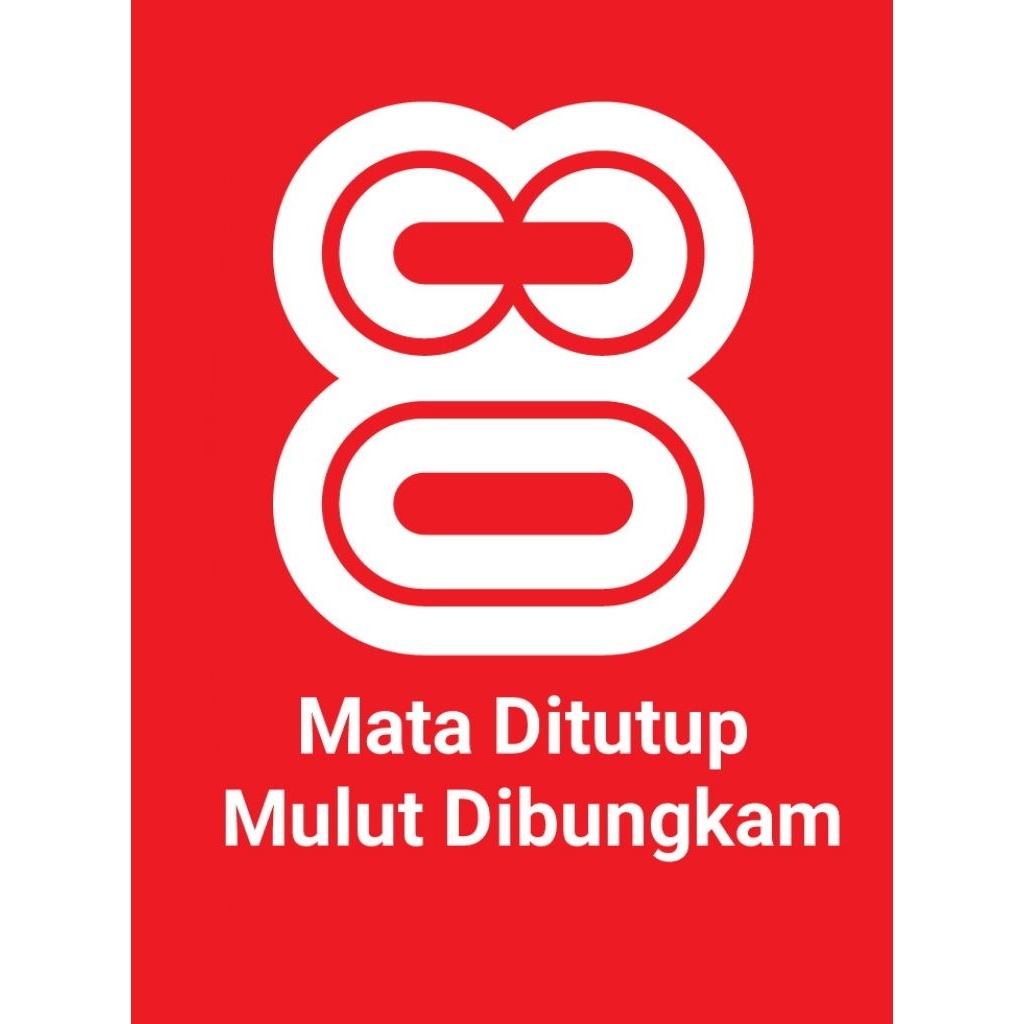 

stiker hut RI 80 parody