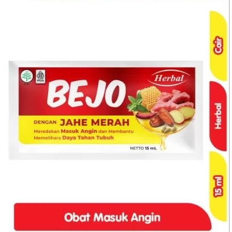 

Tolakangin BEJO jahe merah 15ml. 1 box isi 12 pcs