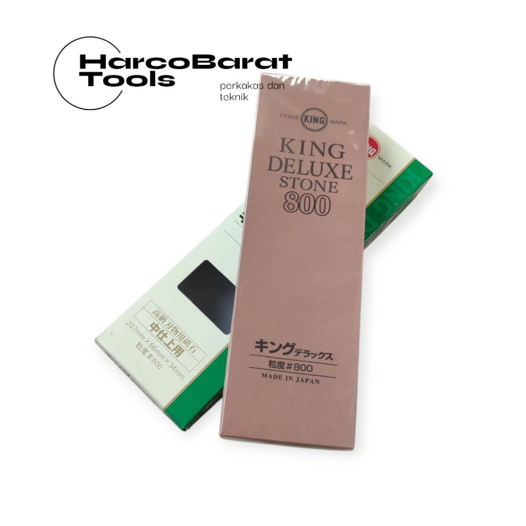 Batu Asah Grit 800 King Deluxe Stone Batu Asahan Original Japan