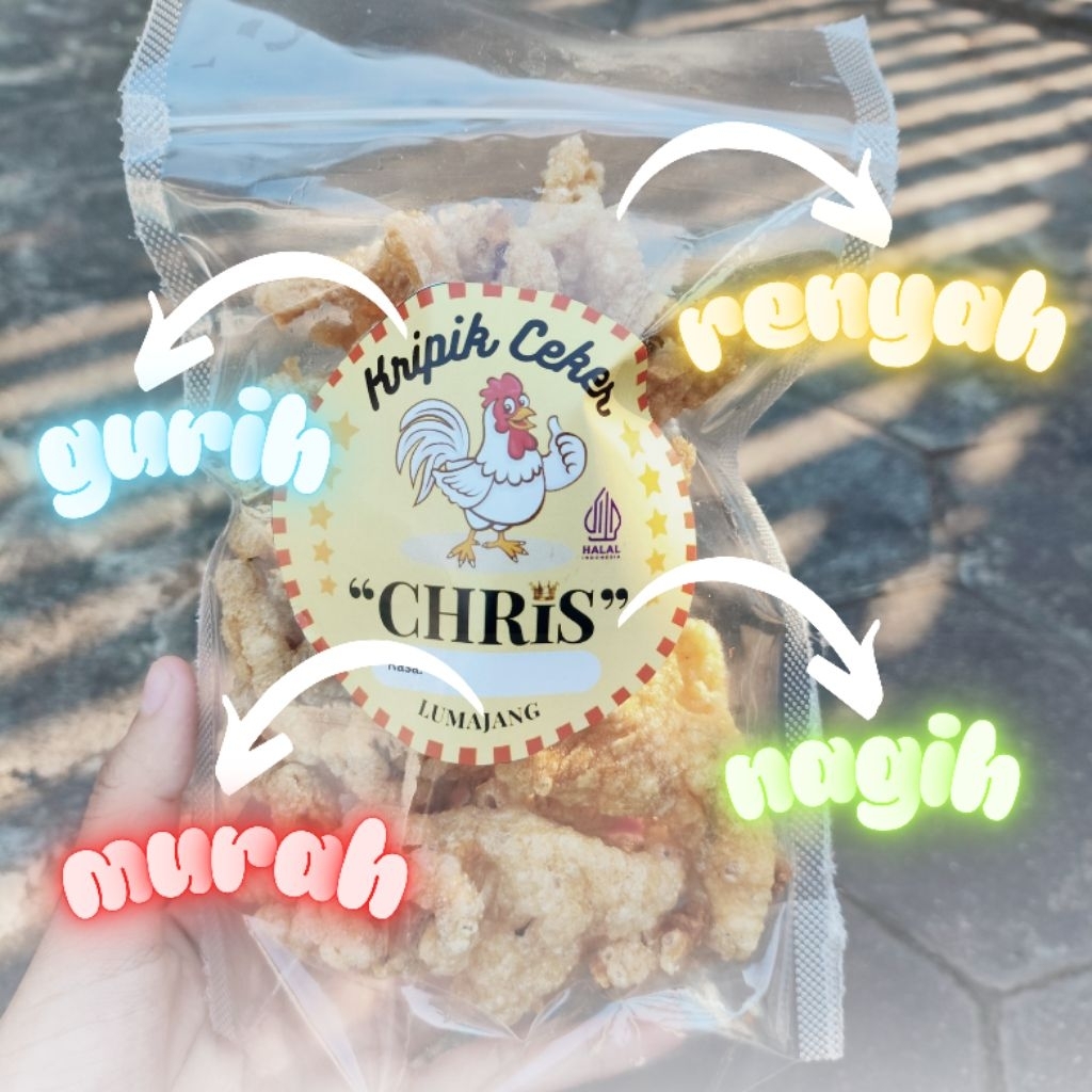 

Keripik Ceker Ayam Tanpa Tulang Renyah