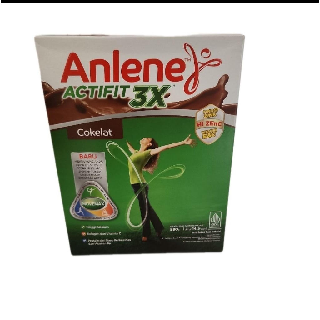 

Anlene Acitfit 3× Coklat 580gr
