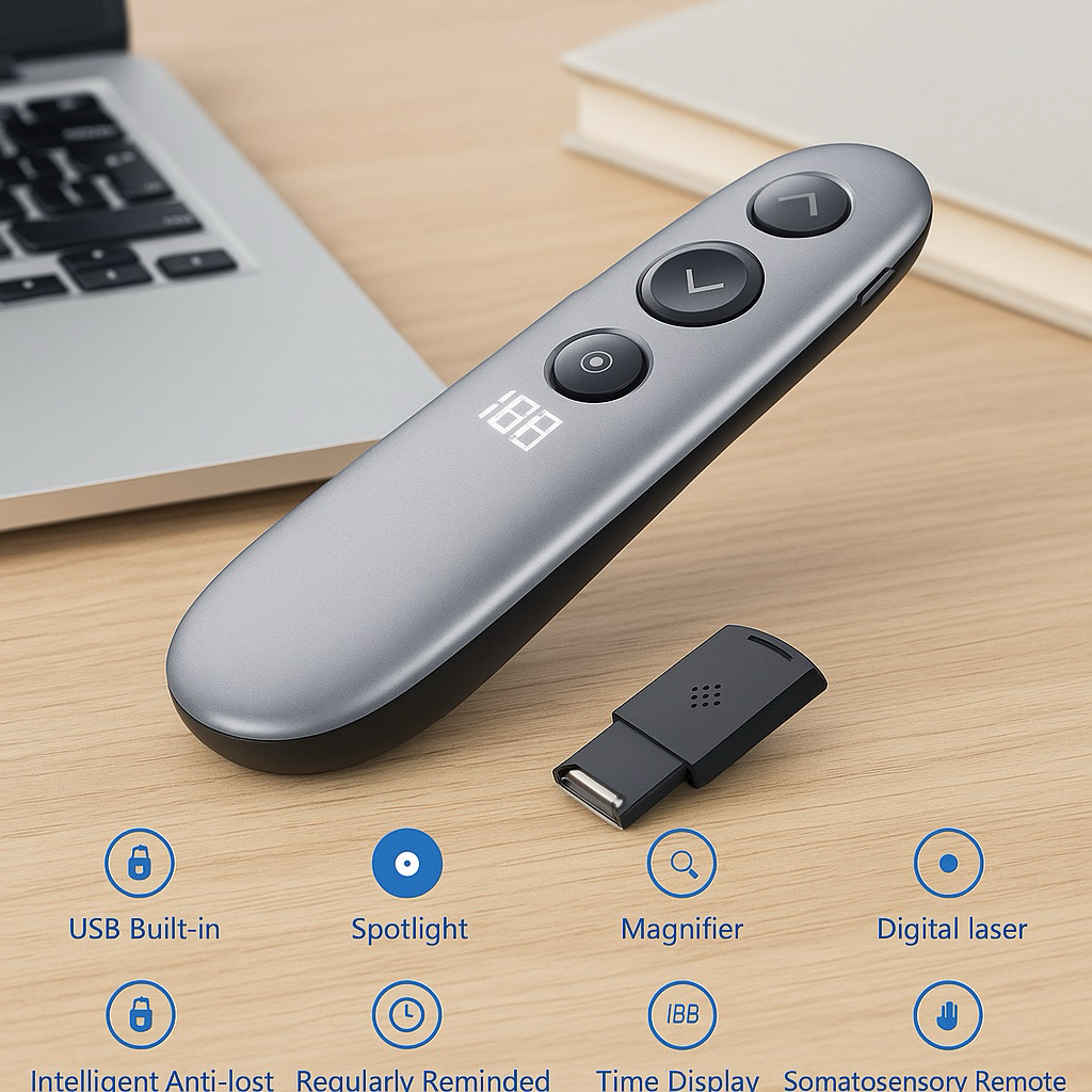 Laser Pointer Presenter Untuk Presentasi Fungsi Spotlight dan Digital Bisa Zoom