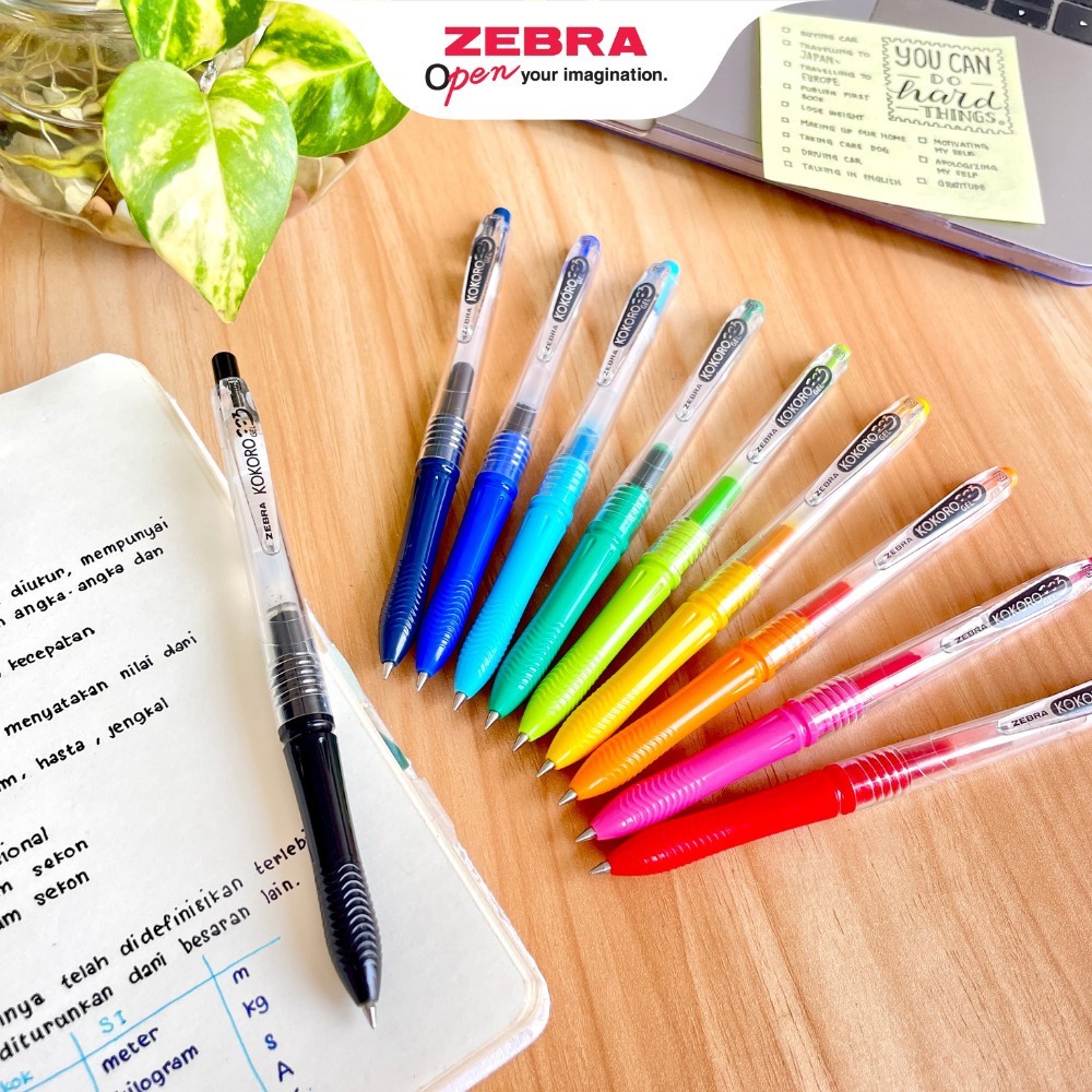 

Zebra Pulpen Gel KOKORO 0.5mm / Pulpen Gel Kokoro Zebra Colours - 0.5 mm