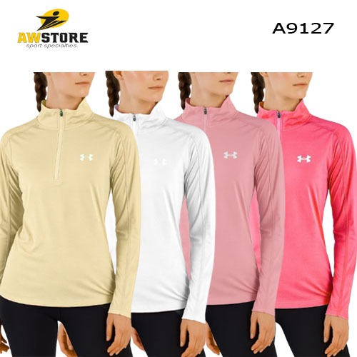 BAJU OLAHRAGA WANITA LENGAN PANJANG KAOS DRYFIT SENAM GYM FITNES SEPEDA RUNNING IMPORT