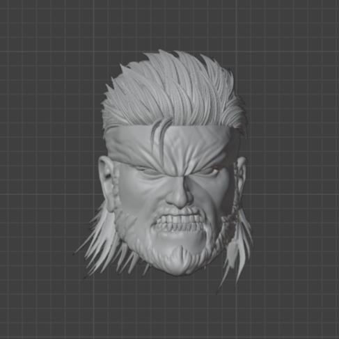 Headsculpt Head HS Solid Snake Metal Gear Angry Mcfarlane Adam Muff Toys Notaman Shf NWToys Vtoys Ro