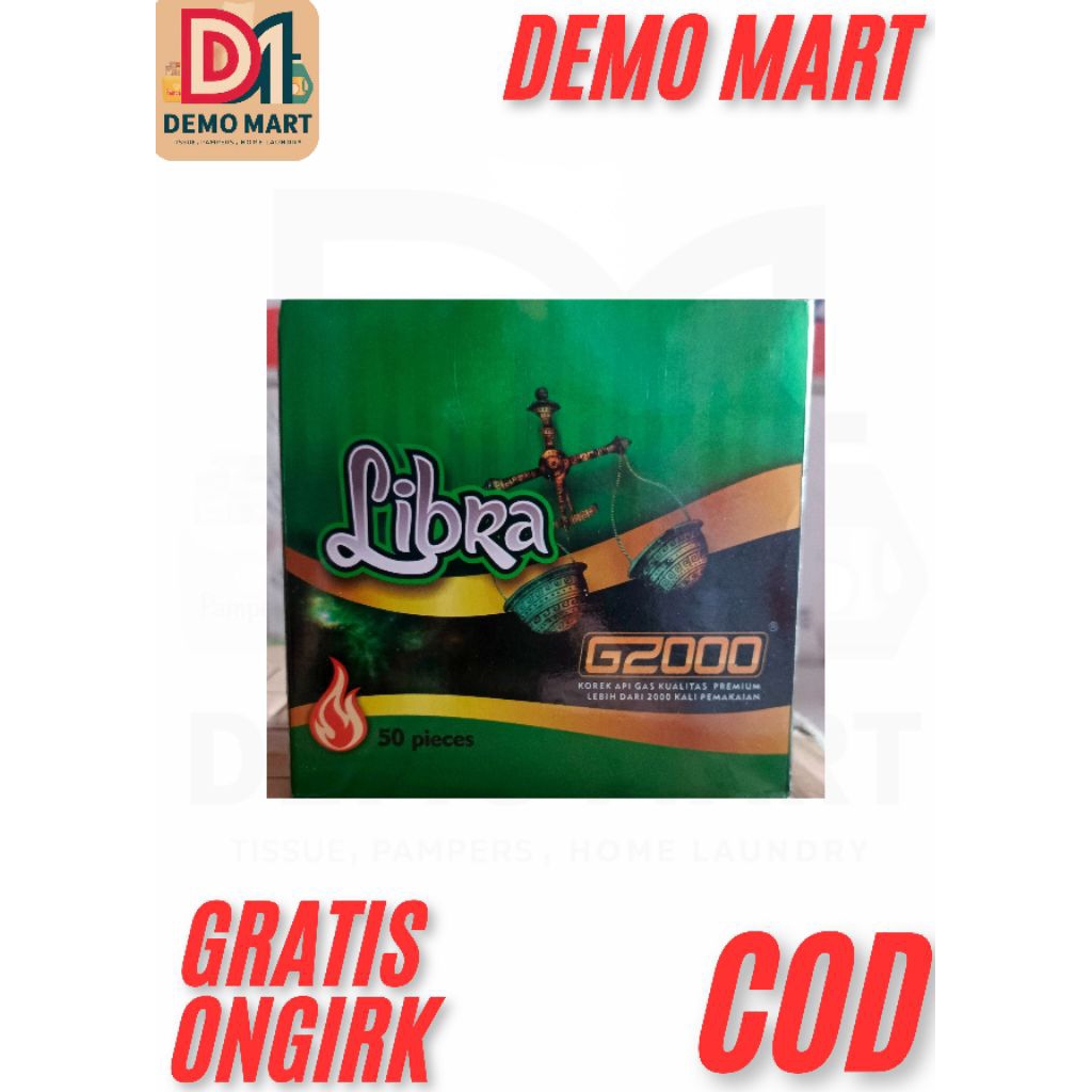 KOREK G2000 LIBRA KOREK API GAS KOREK MAGNET 1PAK..50KOREK