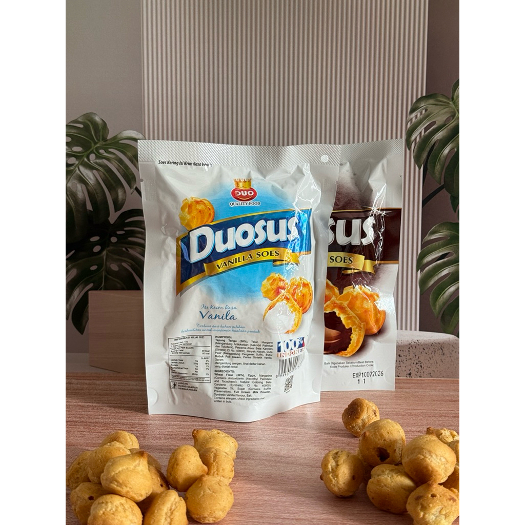 

Soes Kering Duosus Soes isi Krim yang Lezat murah dijual lagi/hampers ulang tahun