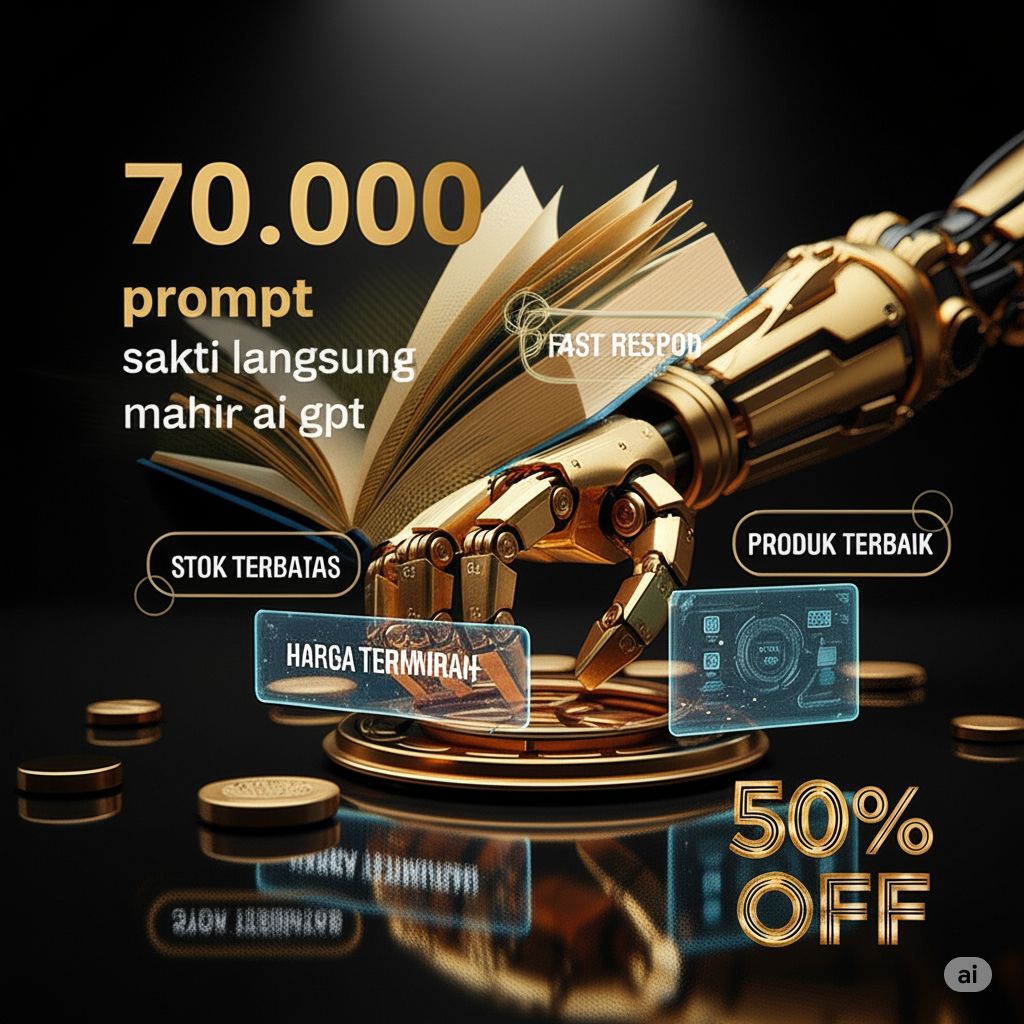 70.000+ prompt sakti langsung mahir ai