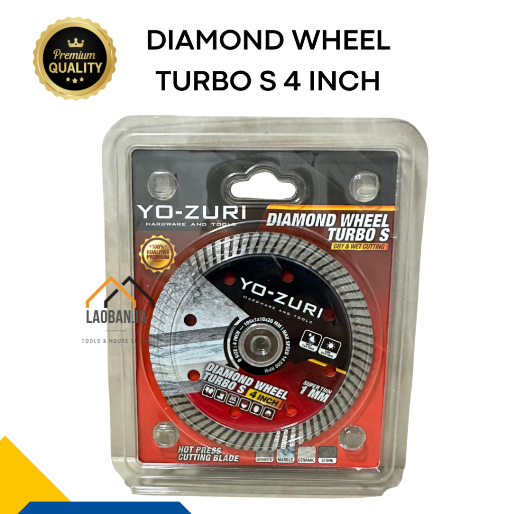 Diamond Wheel Turbo / DMW Turbo Mata Pisau Keramik Diamond Wheel Granite