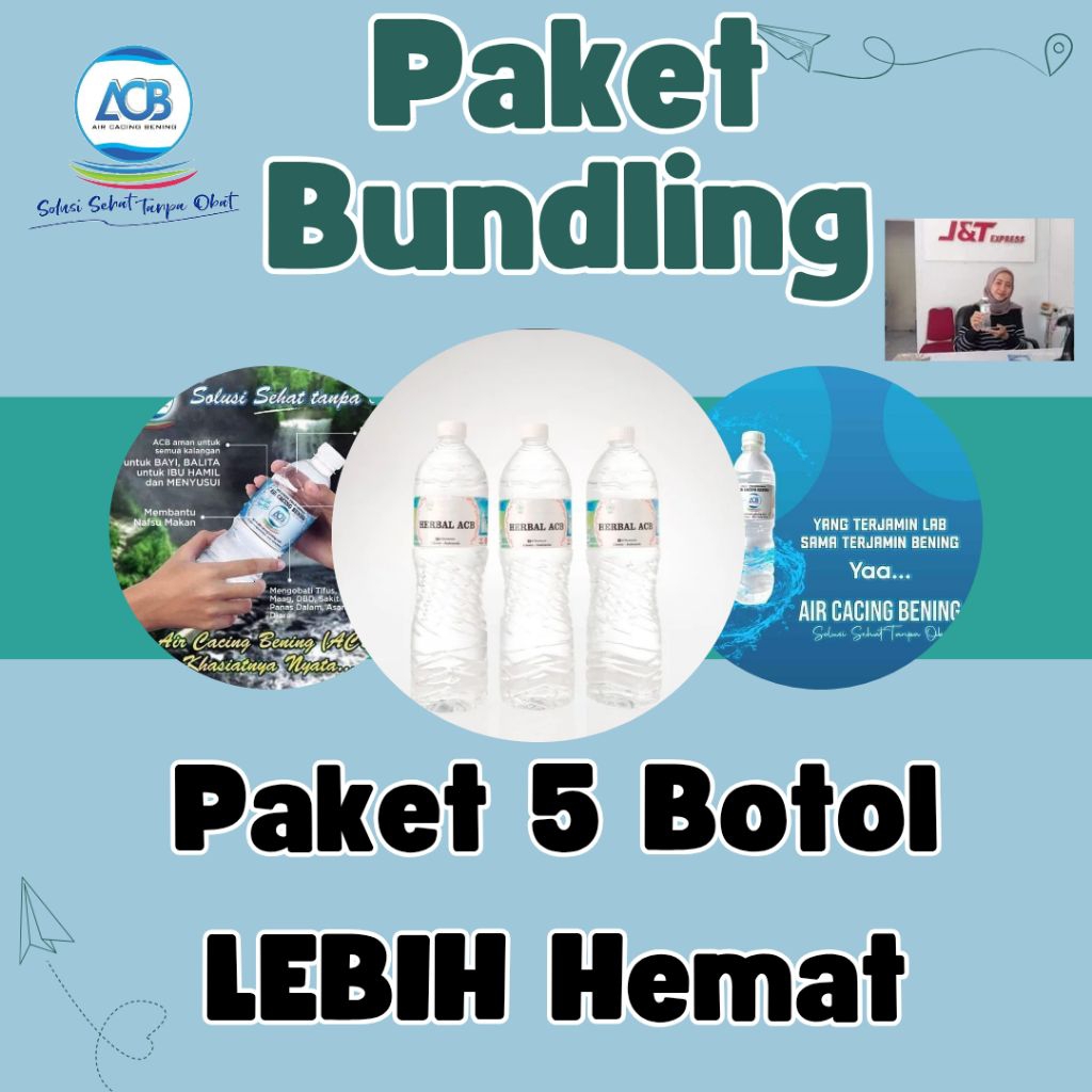 

Paket Hemat 5 Botol Herbal Acb Ukuran 1500ml