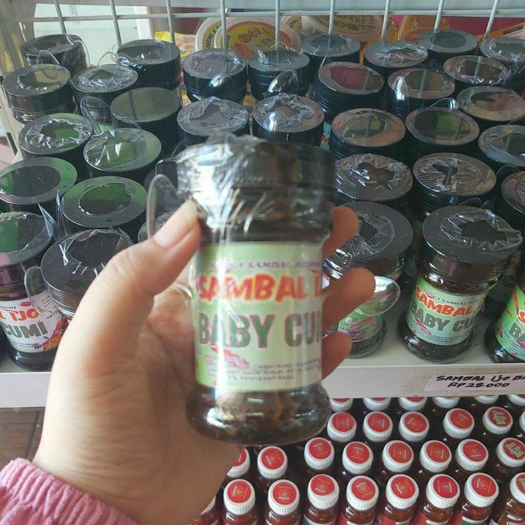 

sambal ijo baby cumi produksi mama khas Banjar