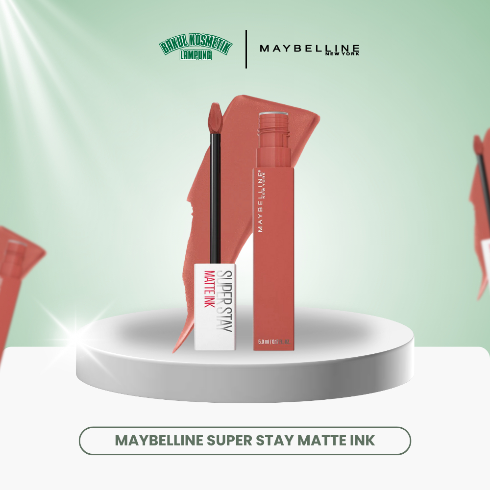 Maybelline Superstay Matte Ink Liquid Matte Lipstick - Tahan Lama, Transferproof, 30+ Warna