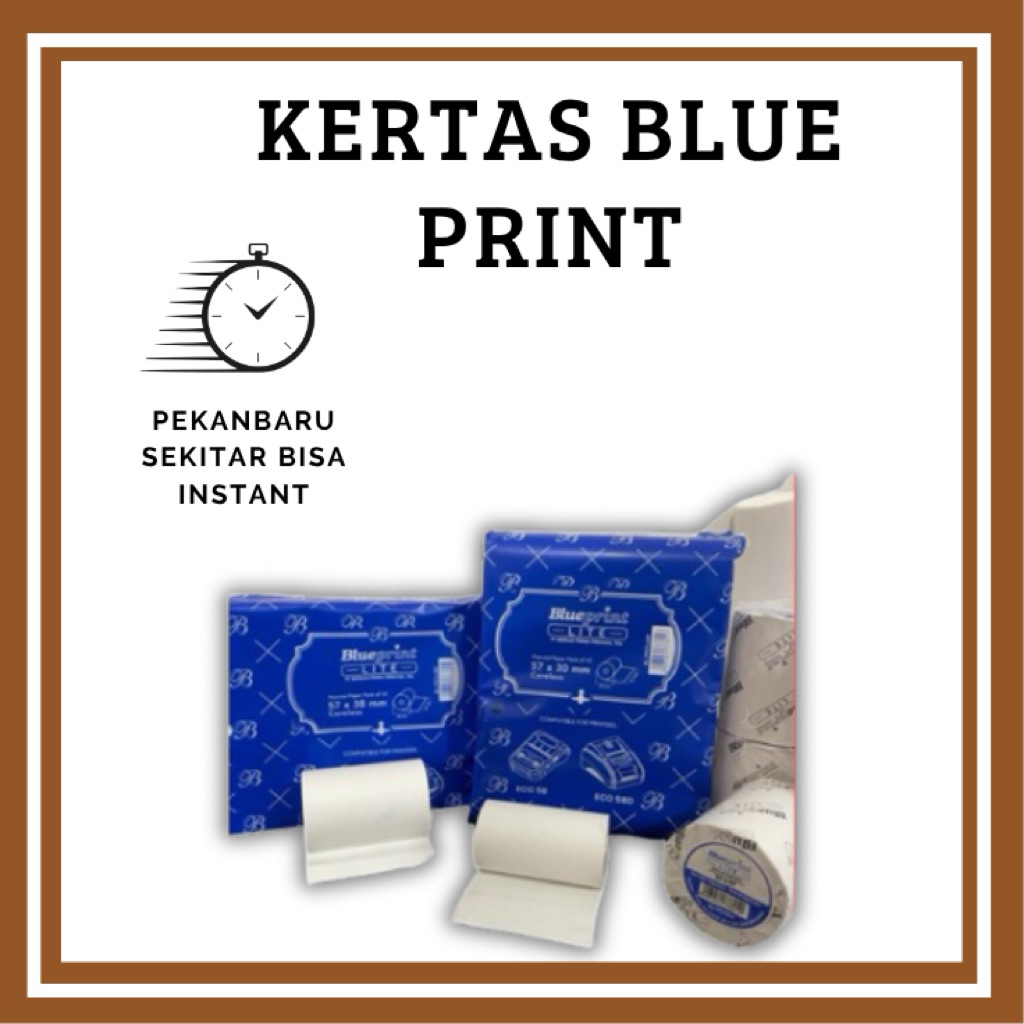 

KERTAS THERMAL BLUEPRINT LITE TERSEDIA DI BERBAGAI UKURAN ISI 10 PCS