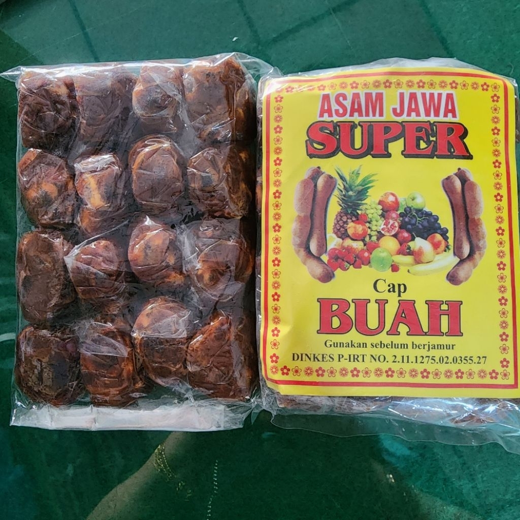 

asam merek cap buah isi 16 bks berat 400 lebih kurang