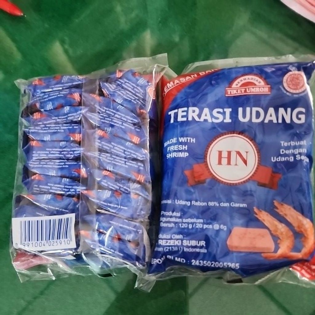 

terasi bon-bon merek HN