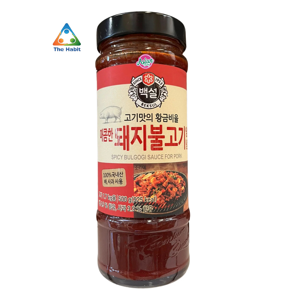 

(The Habit) Beksul Spicy Bulgogi Sauce for Pork 500g/490gr/290gr