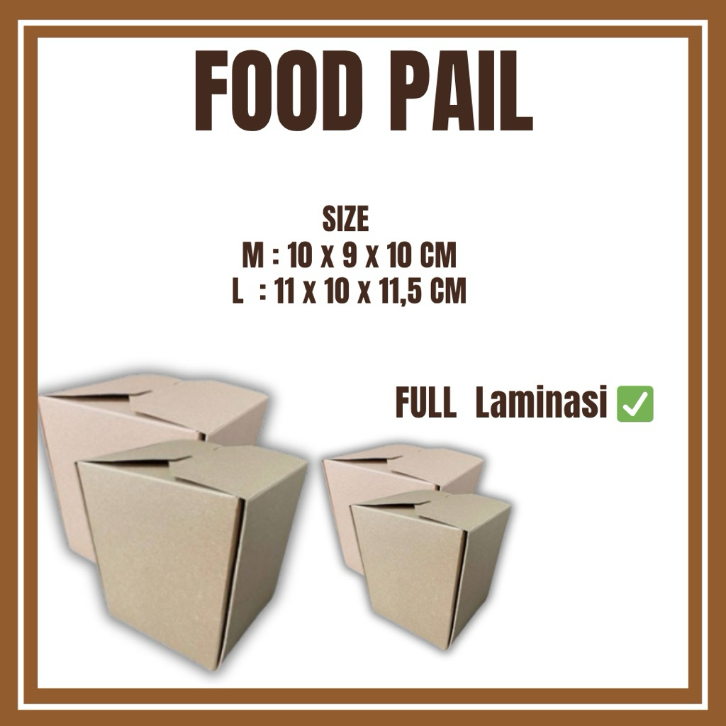 

Food Pail - Kotak Mie - Kotak Chiken Kecil - Kotak Chikin - Kotak Tahu Bulat Termurah & Terlaris