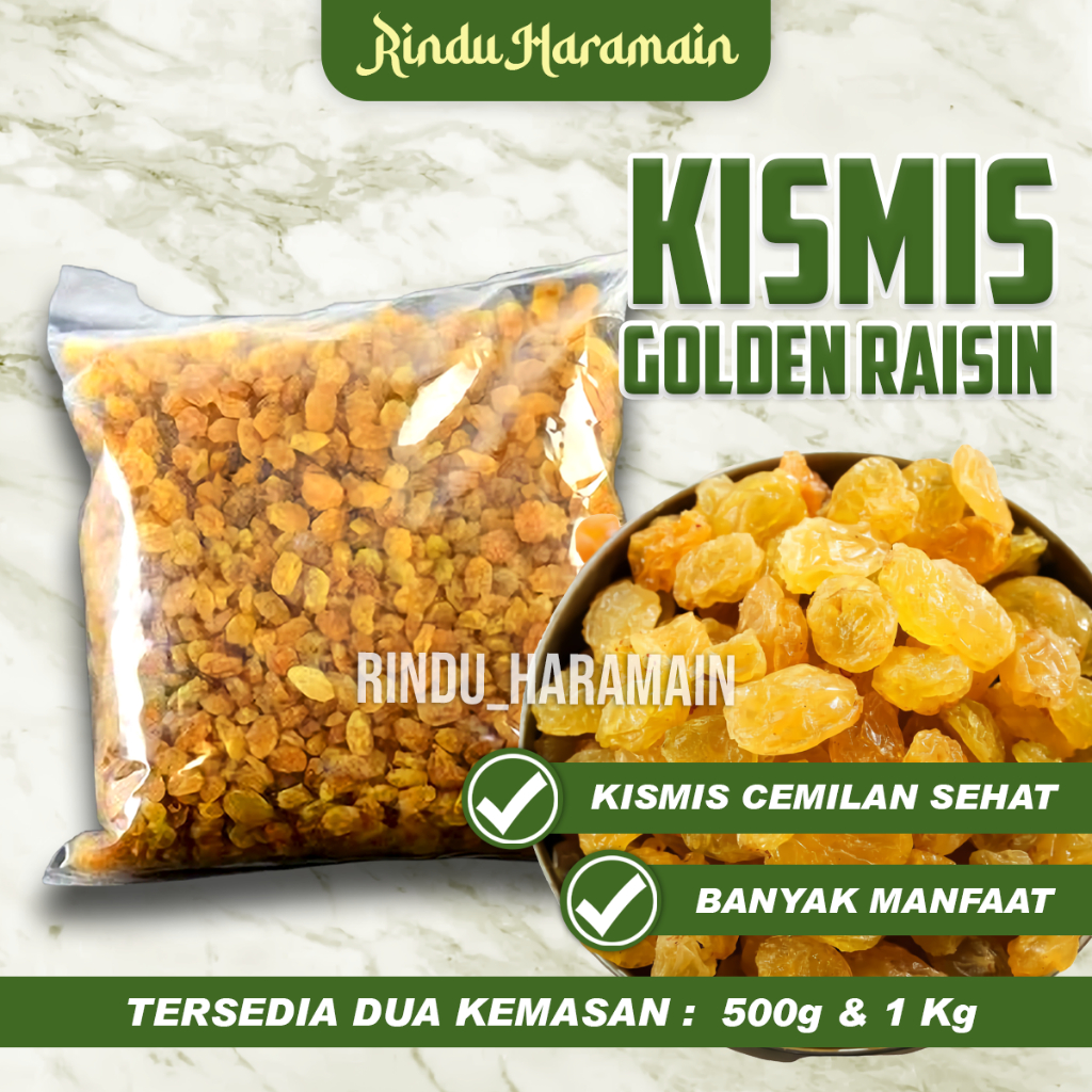 

Rindu Haramain - Kismis Simin Mutiara Manis Arab Premium | Fresh and Healty Oleh-oleh Umroh