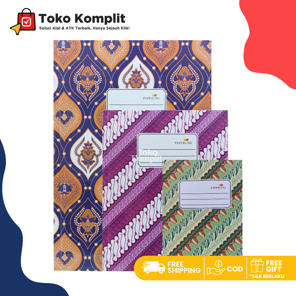 

Komplit - Buku hardcover Paperline Folio/Kwarto/Oktavo