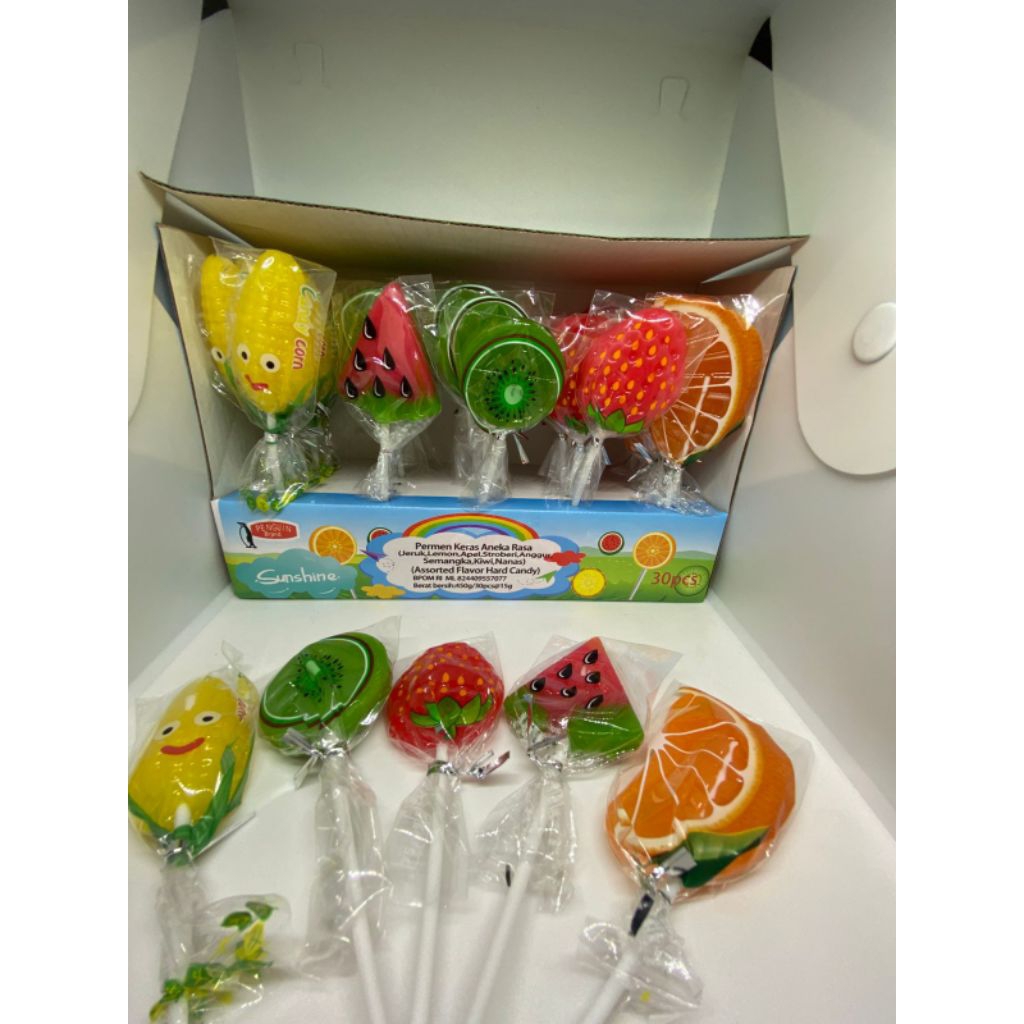 

permen loli pop crazy sushi isi 30 pcs