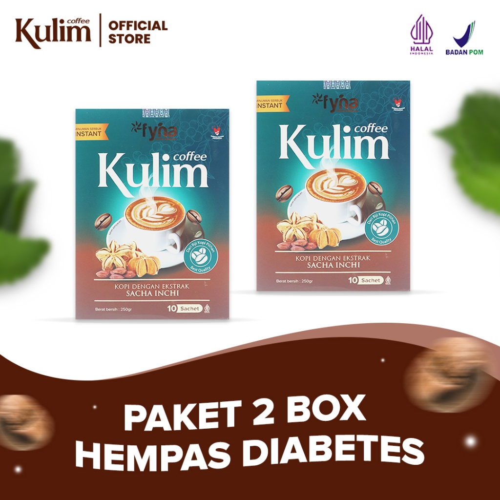 

KULIM COFFEE 2 Box - Kopi Sehat Solusi Hempas Diabetes