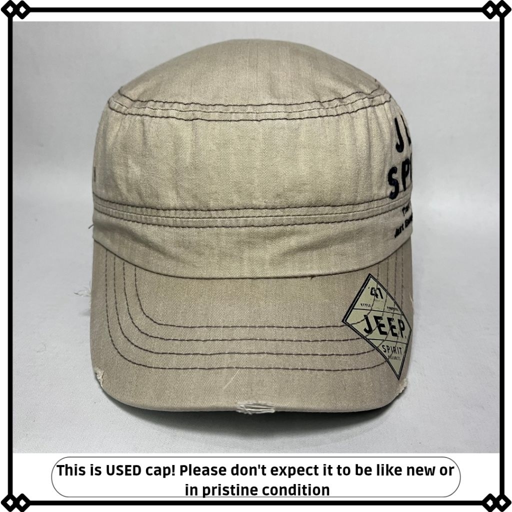 topi komando jeep builtup fitted original second size M