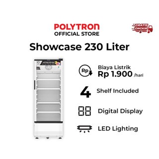 PENDINGIN/ SHOWCASE POLYTRON 230 LITER - SCN 220