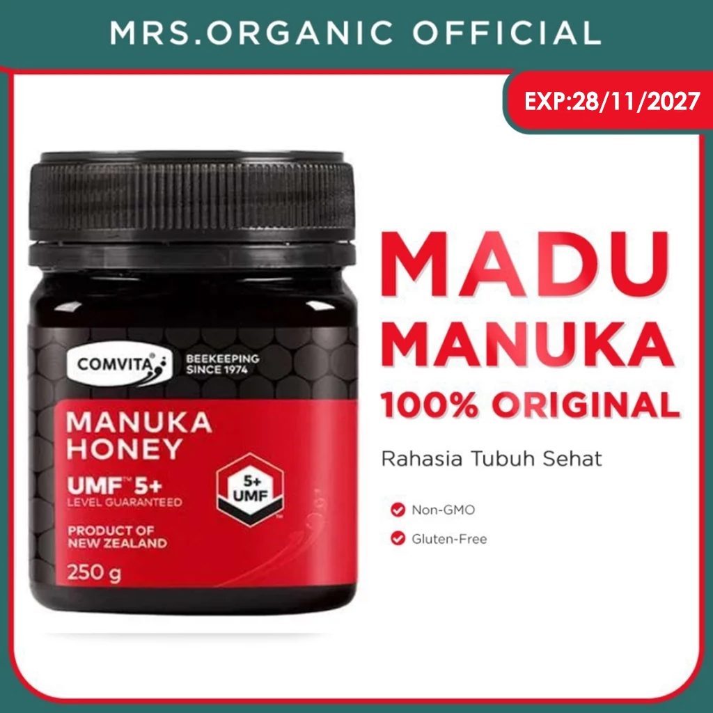 

COMVITA Manuka Honey UMF 5+ 250 gr- madu alami murni asli new zealand