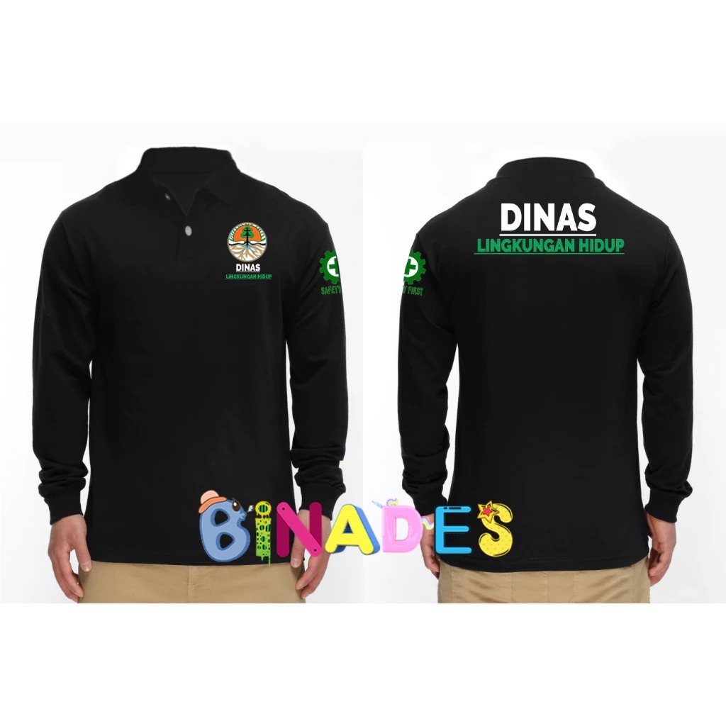 KAOS POLO Kerah Model Polo DINAS LINGKUNGAN HIDUP - KEMENTRIAN KEHUTANAN - BAJU DINAS LINGKUNGAN HID
