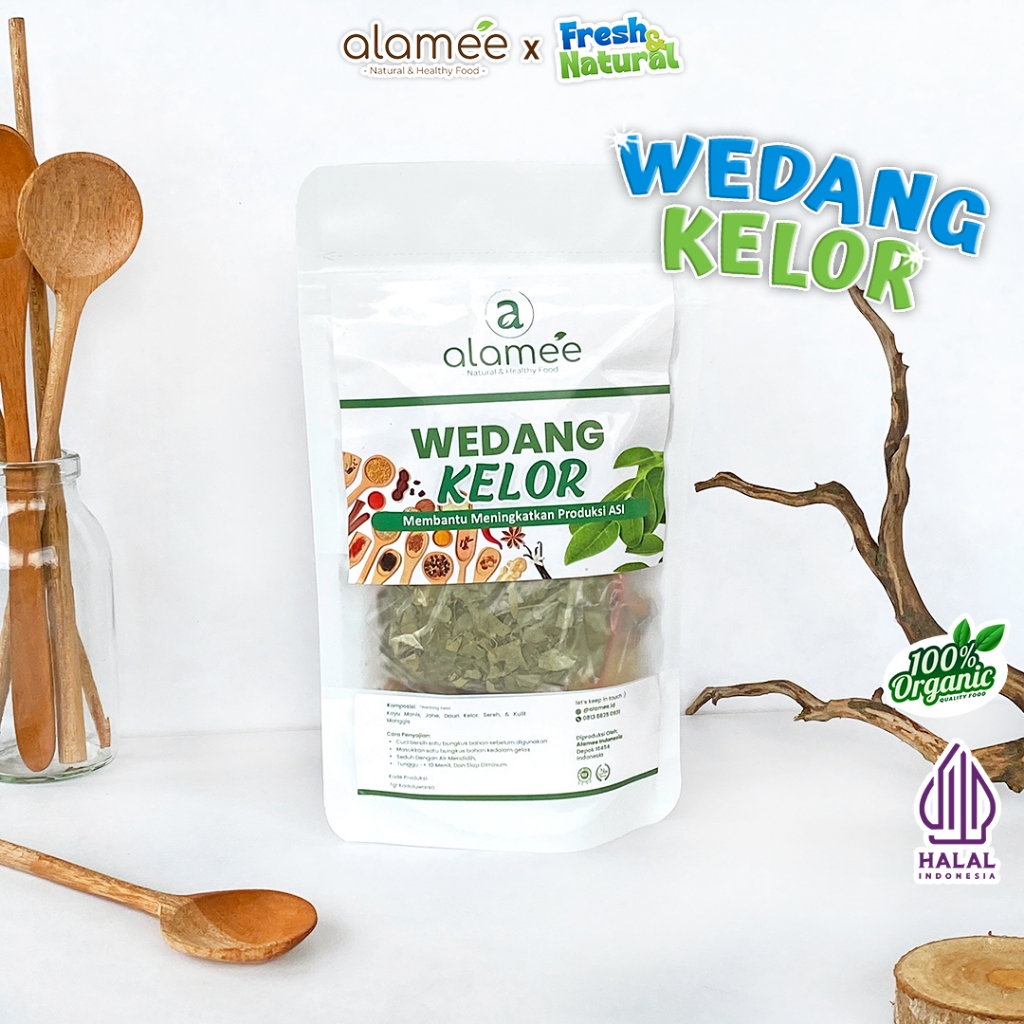 

ALAMEE Wedang Kelor Minuman Herbal Rempah Mengobati Persendian Langsung Seduh Lengkap Komplit Asli fresh and natural