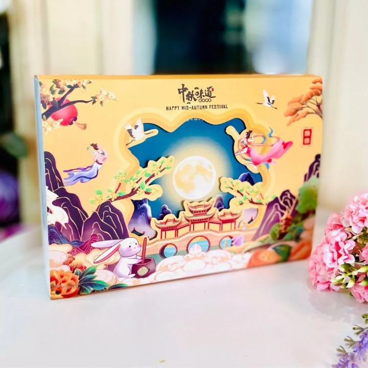 

Cake Box Hampers Mooncake Isi 6 Box Packaging Hampers Mooncake 25-75gr Sliding Box Mooncake